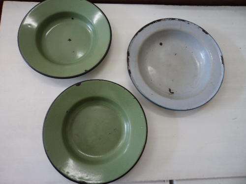 Old Enamel Plates