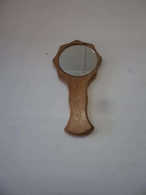 Small Wooden Vanity Mirror
