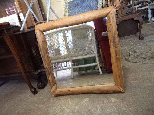 Rustic Wooden Mirror
