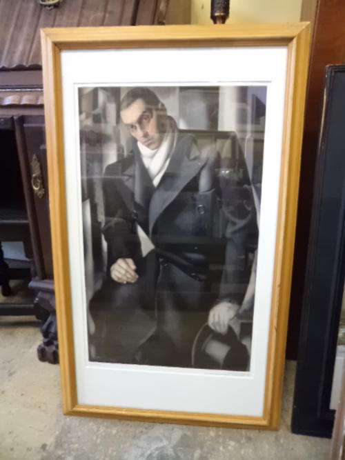 Framed Tamara De Lempicka:Portrait D`Homme Inacheve 1928