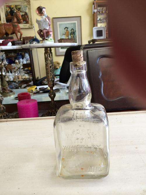 Old Glass Whisky Bottle