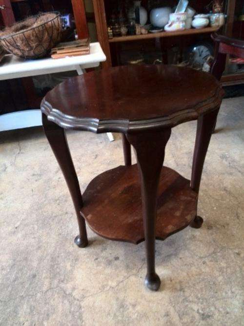 Small Imbuia Side Table
