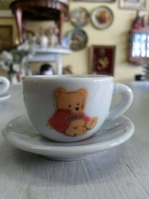 Pretty Miniature Dollhouse Cup & Saucer