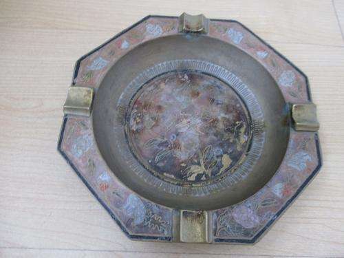 Old Brass Ashtray