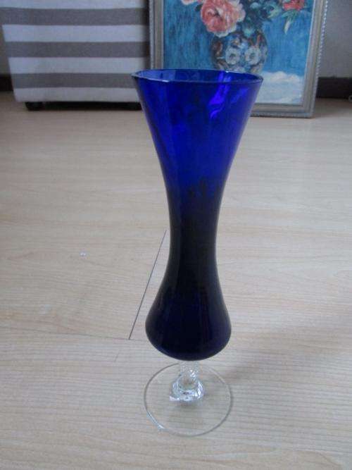 Blue Glass Vase