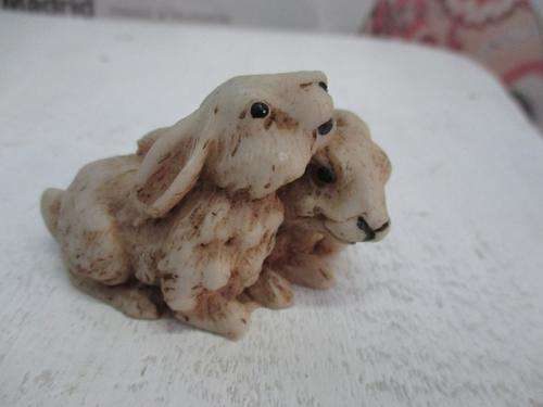 Miniature Rabbit Figurine