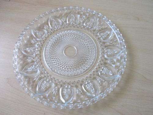 Cut Glass Cake Plate