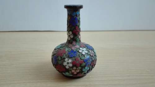 Miniature Cloissone Vase