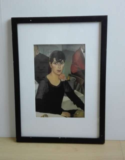 Frame Christian Schad Print: Sonja (1928)