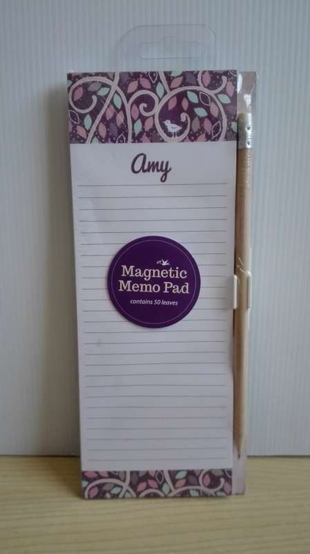 Magnetic Memo Pad - Amy