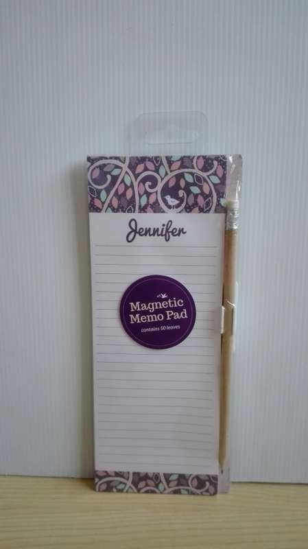 Magnetic Memo Pad - Jennifer