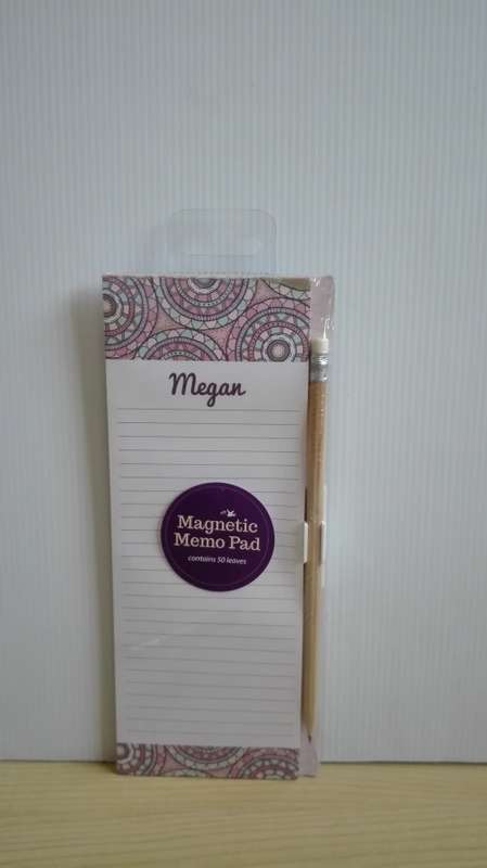 Magnetic Memo Pad - Megan