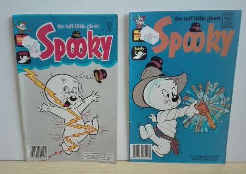 Vintage Harvey Comics: Set of 2 Spooky (The Tuff Little Ghost)