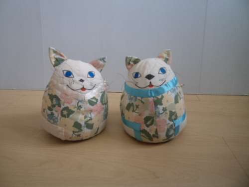 Fabric Cat Doorstoppers