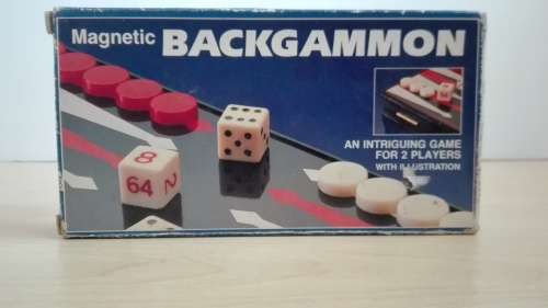 Magnetic Backgammon Game (for two)