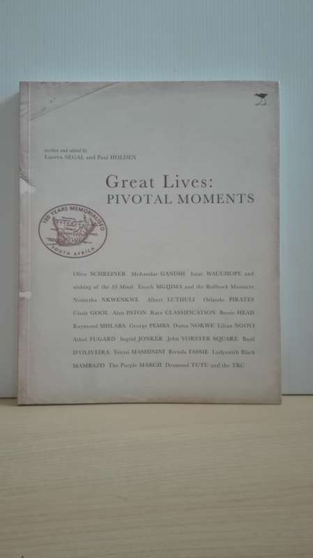 Great Lives: Pivotal Moments:Lauren Segal, Paul Holden