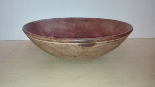 Round Wooden Bowl
