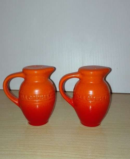 Le Creuset Orange Jug Style Salt & Pepper Shakers