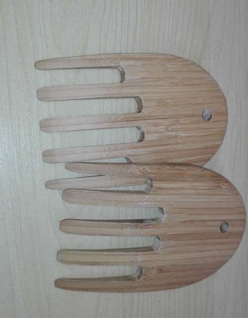 Set Wooden Salad Hands/Servers