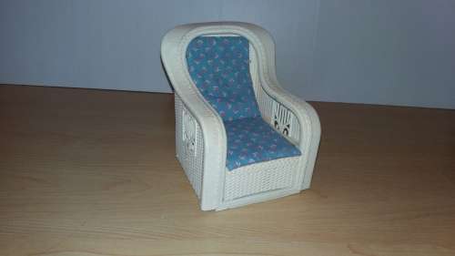 Miniature Plastic Armchair (For Dolls House)