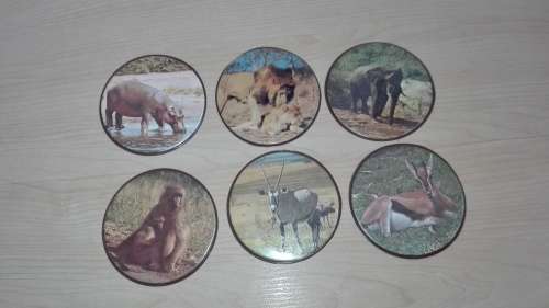 Set of 6 Wildlife Coasters
