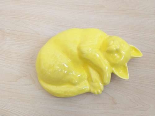 Ceramic Cat Figurine