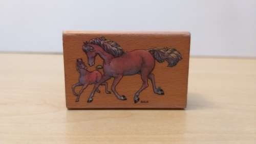 Rubber Stamp - Horses