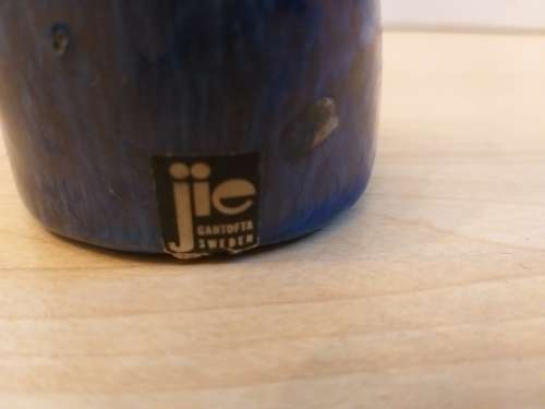 Mid Century Jie Sweden Gantofta Pottery Bud Vase