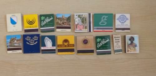 Lot of 15 Vintage Matchboxes