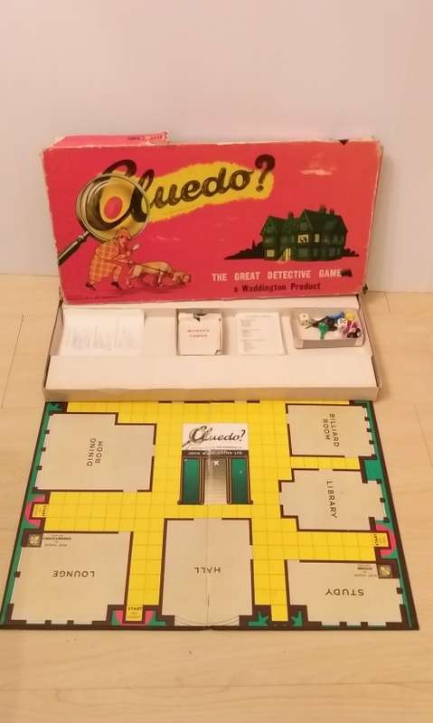 Vintage Cluedo The Great Detective Board Game (Waddington)
