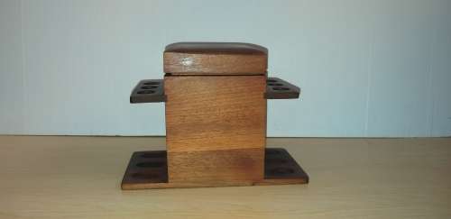 Vintage Wooden Pipe Stand