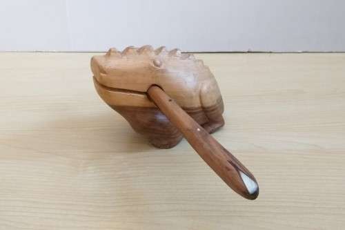 Wooden Lucky Money Frog