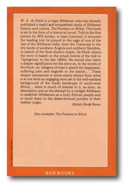 The Thirstland. By W.A.de Klerk (Paperback)