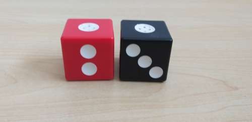 Set Dice Salt & Pepper Shakers