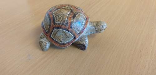 Small Stoneware Tortoise Figurine