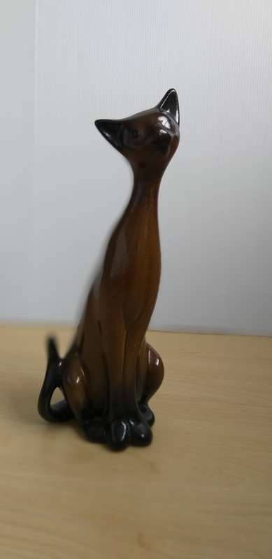 Ceramic Cat Figurine