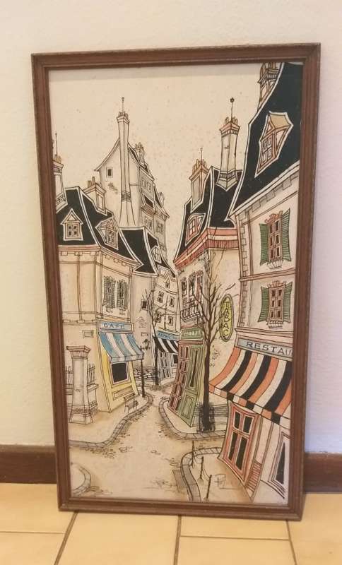 Framed Street Scene