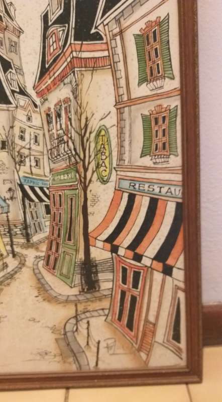 Framed Street Scene