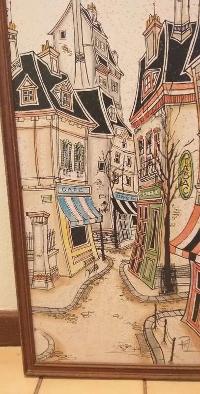 Framed Street Scene