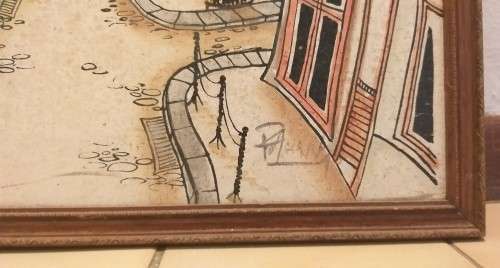 Framed Street Scene