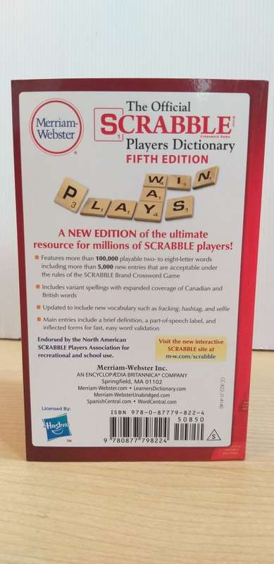 The Official Scrabble Players Dictionary by Merriam-Webster (Paperback)