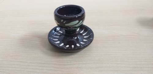 Set of 3 Pottery Egg Cups