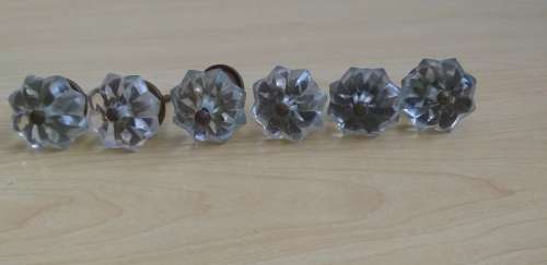 Crystal Glass Drawer Knobs