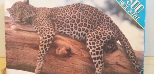 500 Piece Jigsaw Puzzle - Leopard Sleeping