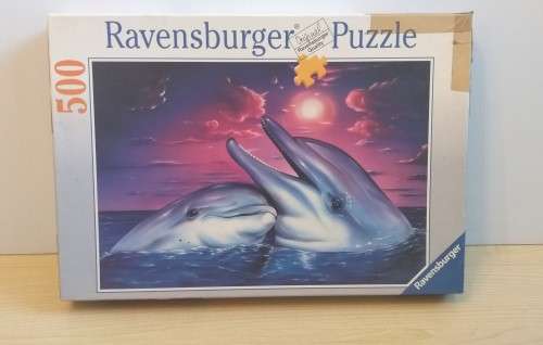 500 Piece Ravensburger Jigsaw Puzzle : Dolphins