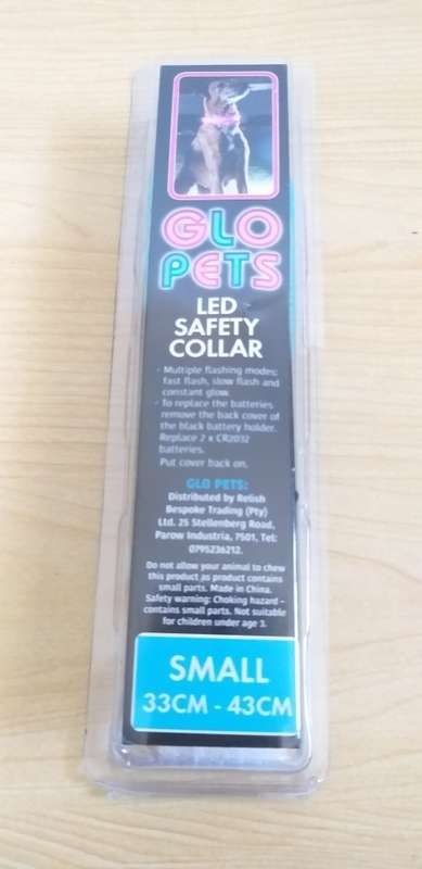 Glo Pets - LED Safety Collar (Small 33cm - 43cm)