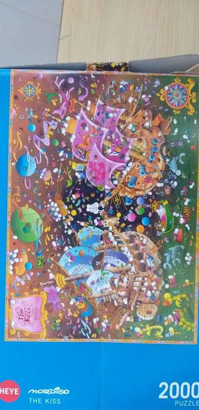 Heye Mordillo (The Kiss) 2000 Piece Puzzle Poster