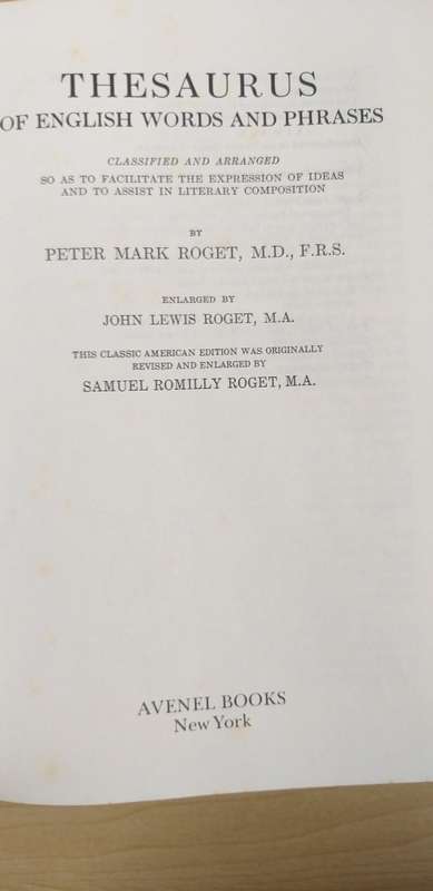 Roget `s Thesaurus Classic American Edition (Hardcover)