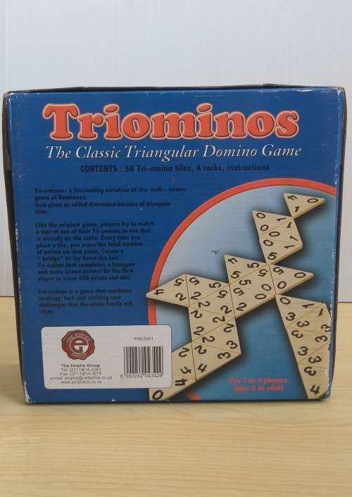 Triominos (The Classic Triangular Domino Game)