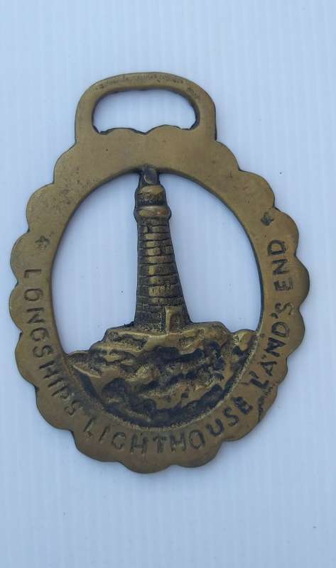Longships Lighthouse Land`s End Horse Brass